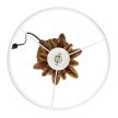 Asztali lámpa ananász arany-fehér 54 cm 10029511