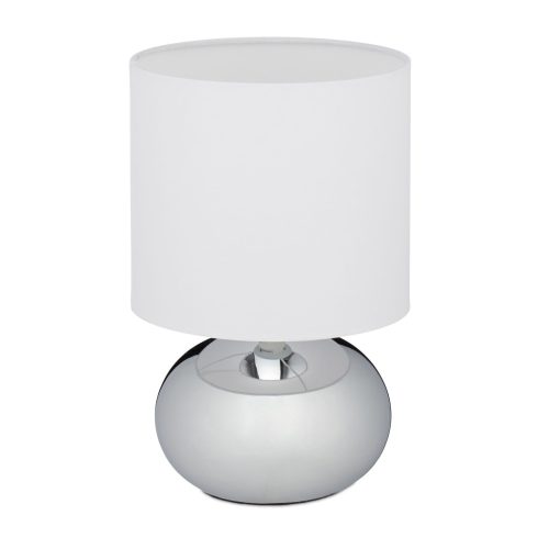 Érintős éjjeli lámpa ezüst-fehér 28 cm 10029515_55