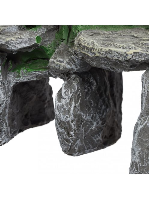 Akvárium dekorációs szikla barlangokkal 21x24x14 cm 10029971