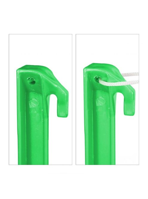 Műanyag sátorcövek szett 32 db-os szett zöld 10030027_gr