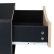 Rusztikus éjjeliszekrény fekete 10030571