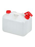 Víztároló kanna csappal műanyag 10 literes fehér - piros 10030916_10_rt