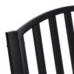 Modern fém kerti szék fekete 82x60x48,5 cm 10030995