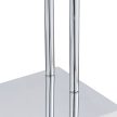 Krómozott fém szobainas ruhaállvány 110x46x19 cm 10031442