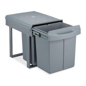  Beépíthető konyhai szelektív szemetes 1x20l és 2x10l szürke 10031546
