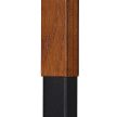 Fém és fa ruhaállvány fekete-barna színben 106,5 cm 10032062
