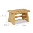 Bambusz sámli natúr fellépő 20x33x21,5 cm 10032109