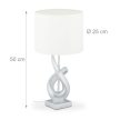 Modern ezüst asztali lámpa 50 cm 10032239