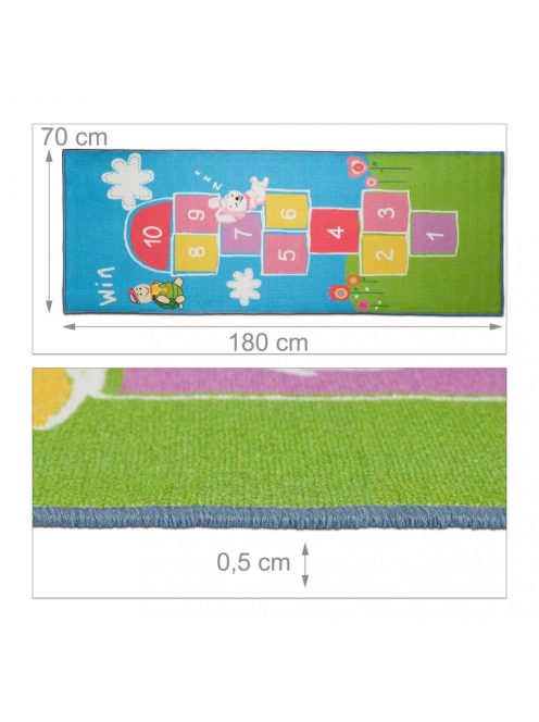 Gyermek játszószőnyeg ugrálóiskola 180 x 70 cm 10032680