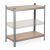 Nagy teherbírású szekrény 5 polcos 150x75x30 cm 875 kg szürke 10034155