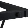 Modern laptop asztal fekete 75x60x40 cm 10034308
