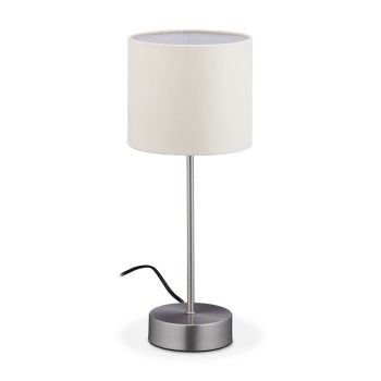  Éjjeli lámpa érintés funkcióval 40 cm ezüst-krém 10034458