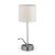 Éjjeli lámpa érintés funkcióval 40 cm ezüst-krém 10034458