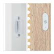 Fürdőszoba szekrény 3 rekesszel fehér - fa 10035342