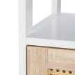 Fürdőszoba szekrény 3 rekesszel fehér - fa 10035342