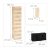 XXL jenga torony fából készült 90x21x21 cm 10035428