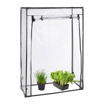   Paradicsom üvegház PVC fóliával fekete 150x100x50 cm 10035691
