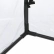 Paradicsom üvegház PVC fóliával fekete 150x100x50 cm 10035691