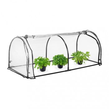 Alagút fóliasátor fekete PVC 71x189x78 cm 10035697