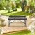 Rattan hatású sörpad szett 2 db fekete 10035746