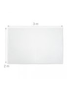 Téglalap alakú árnyékoló napvitorla fehér 2x3 m 10035834_2x3