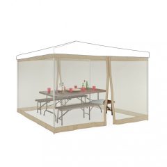 Szúnyogháló 3x3 m-es pavilonhoz bézs 10035879