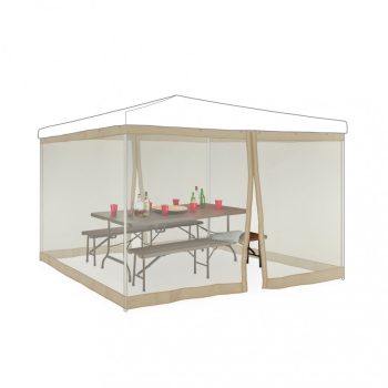 Szúnyogháló 3x3 m-es pavilonhoz bézs 10035879