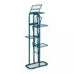 Fém virágtartó lépcső 6 szintes zöld 107x44x24 cm 10036802_53