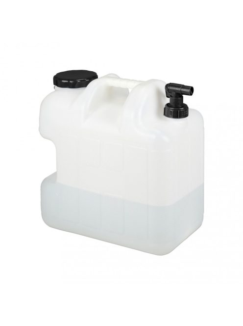 Víztároló kanna csappal 25 literes fehér-fekete 10036878_25_sw