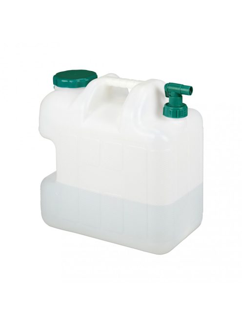 Víztároló kanna csappal 25 literes fehér-zöld 10036879_25_gr