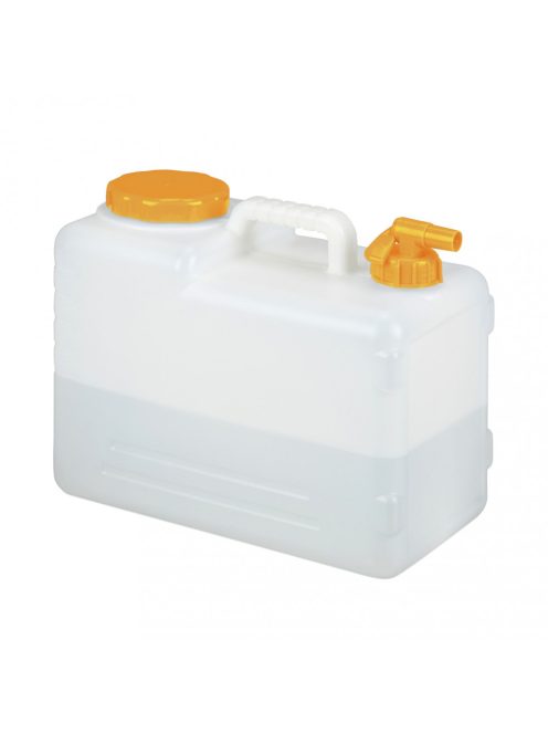 Víztároló kanna csappal 15 literes fehér-narancssárga 10036880_15_or