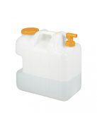 Víztároló kanna csappal 25 literes fehér-narancssárga 10036880_25_or