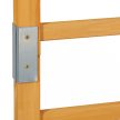Modern térelválsztó rácsos virágtartó magaságyás lucfenyő natúr 171 cm
