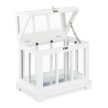 Beltéri mini üvegház 2 db-os szett fehér 10036901