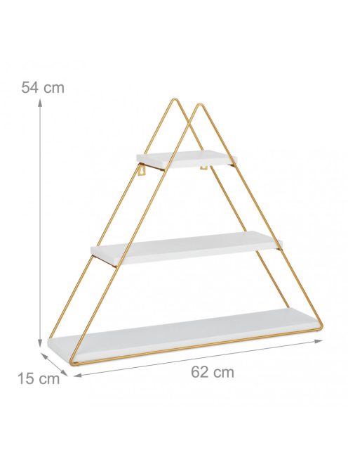 Piramis függesztett polc 54x62x15 cm 10037413