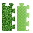 Padlóvédő puzzle szőnyeg 8 darabos készlet 3 m² zöld 10037482