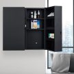 XXL gyógyszeres szekrény antracit 53,5x53x19 cm 10037571