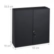 XXL gyógyszeres szekrény antracit 53,5x53x19 cm 10037571