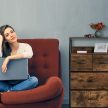 Vintage komód 4 fiókkal nyitott tárolóval B 10038550