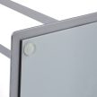 Törölközőtartó T-Design szürke 82x50x19 cm 10038720