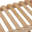 Bambusz cipőtartó két szintes natúr-fekete 33x70x26 cm 10039113