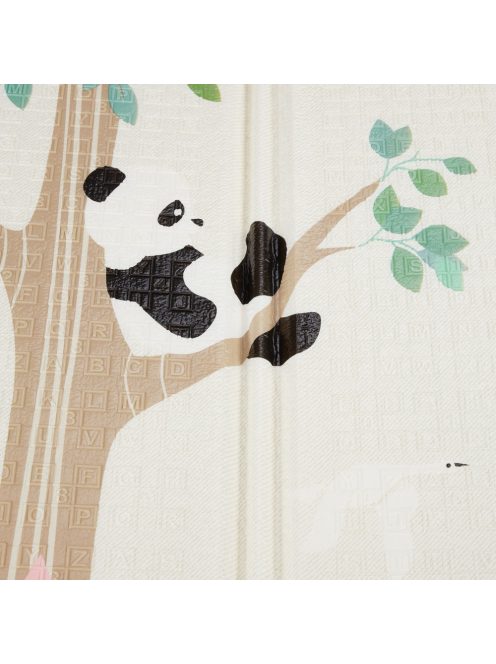 Összehatható játszószőnyeg kétoldalas pandák - állatok 195x175 cm 10039139