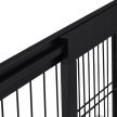 Kihúzható védőrács korlát 56x70-115 cm fekete 10039180