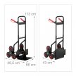 Lépcsőjáró molnárkocsi fekete-piros 200 kg-ig 10039232