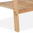 Bambusz ruhaállvány rácsos cipőtartóval 120 x67x35 cm 10039428