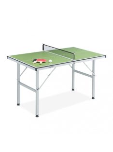   Mini összecsukható beltéri pingpong asztal tartozékokkal zöld 71x76x126 cm 10039449