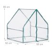 Alacsony fóliasátor PVC 95x95x92 cm 10039619