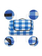 XXL piknik takaró kék fehér kockás 200x300 cm 10041263