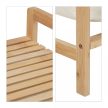 Bambusz szennyeskosár 2 rekesszel 85x33x44 cm 10041328