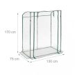 PVC fóliasátor melegház 170x130x75 cm 10041445